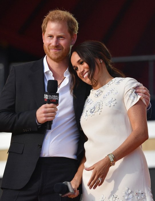 Meghan Markle and Prince Harry deliver impassioned speech at Global Citizen Live