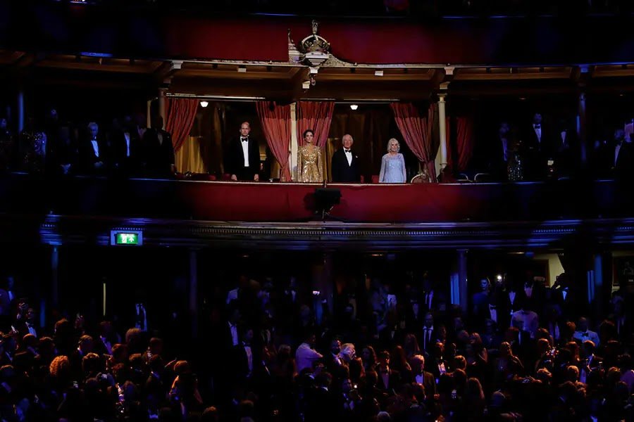 Kate Middleton and Duchess Camilla wow at James Bond premiere with William and Charles