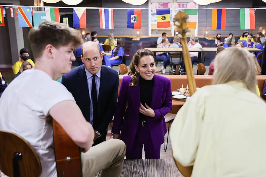 Prince William and Kate Middleton meet students in Northern Ireland after Red Carpet Appearance