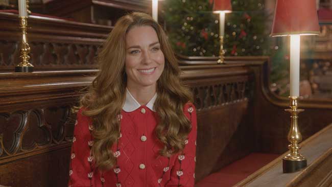 Kate Middleton Exchanges Loving Look with Prince William at Christmas Concert