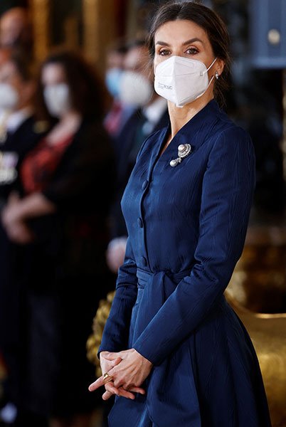 Queen Letizia Almost Loses Precious Jewel On First Day Back At Work