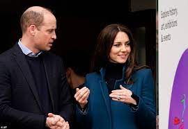 2022: Kate Middleton With Prince William On Duty As She Dons Expensive Accessorize Earrings And Elegant Blue Coat For Their First Engagement