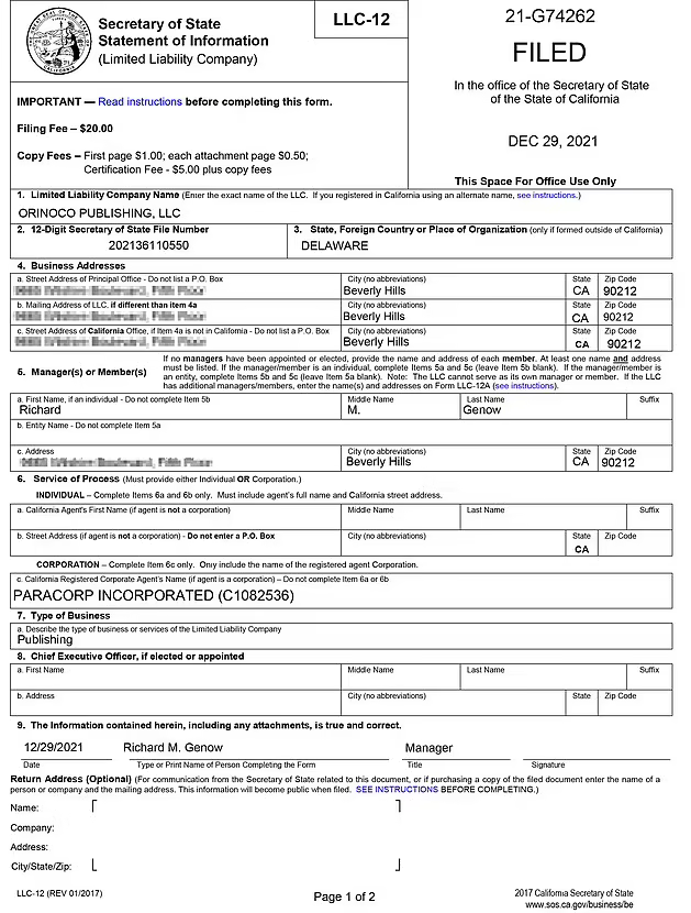 The Sussexes Add Two More 'Entertainment Companies’ To Growing Empire In Tax Haven Delaware