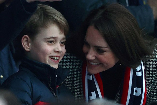 Kate Middleton's Funny Conversation With Prince George At The Rugby Revealed