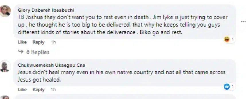 Nollywood Actor, Jim Iyke, Criticized For Exposing How Late TB Joshua Failed To Heal His Mother, Crashed His Marriages