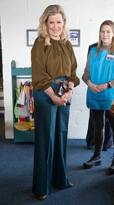 Photos: The Countess of Wessex Coos Over Babies As She Joins Families In Surrey