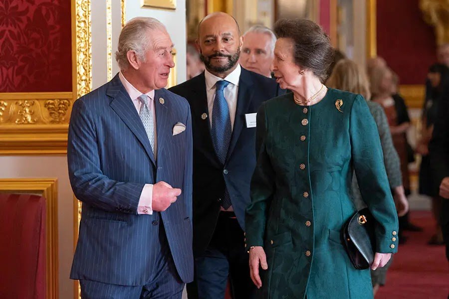 Photos: Prince Charles and Princess Anne Team Up For Rare Joint Outing In London