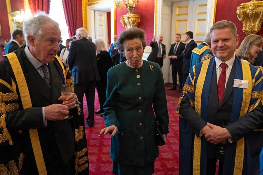 Photos: Prince Charles and Princess Anne Team Up For Rare Joint Outing In London