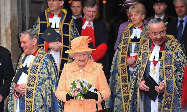 It was the first time the Queen missed the service in almost a decade