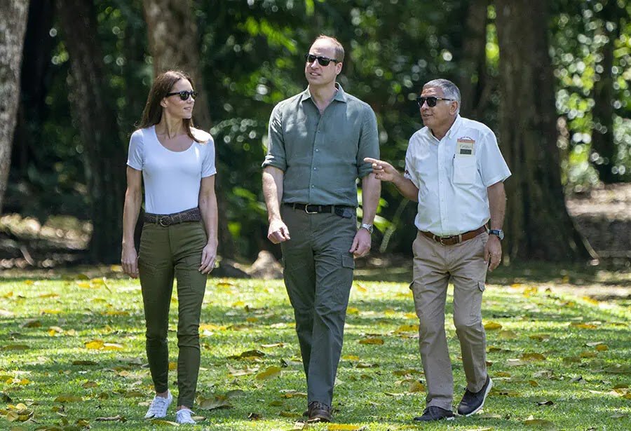 Photos: Prince William and Duchess Kate Venture Into Belize Jungle To Meet Troops And Visit Mayan Site