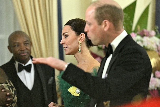 William praised his grandmother during his speech
