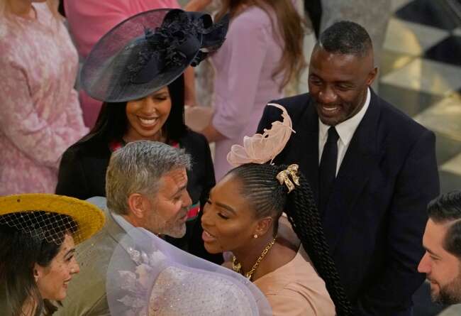 Idris was among many of the celebs in attendance