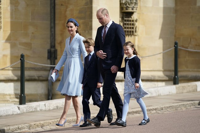 George and Charlotte looked fantastic on Sunday