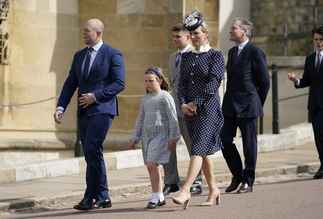 Mike and Zara Tindall stepped out alongside daughter Mia