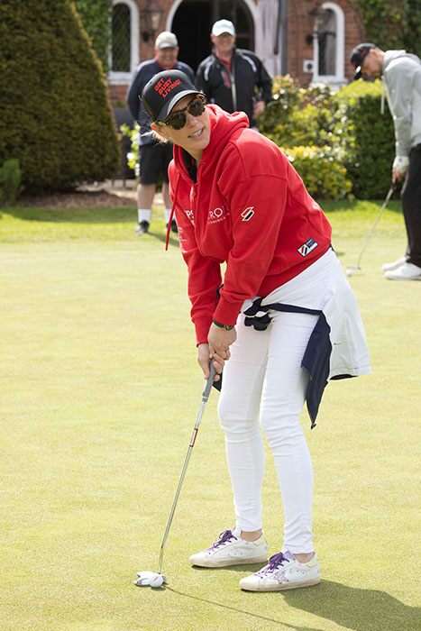 Zara has recently taken up golf