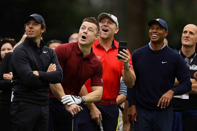 Mike is a keen golfer