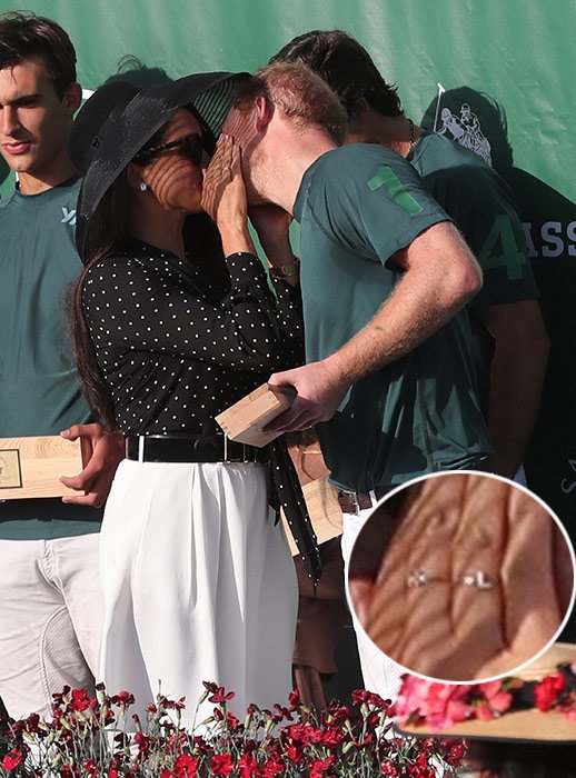 Meghan wore the special ring in honour of her daughter Lilibet