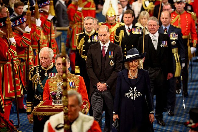 Camilla joined her husband