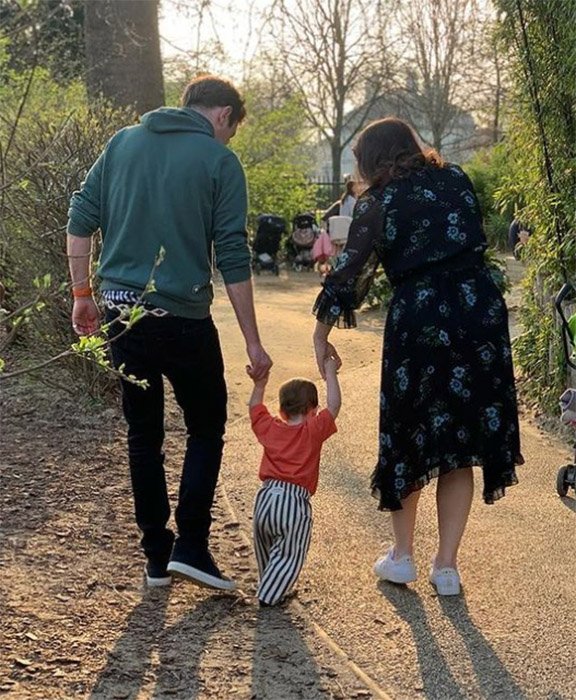 Princess Eugenie, husband Jack and son August