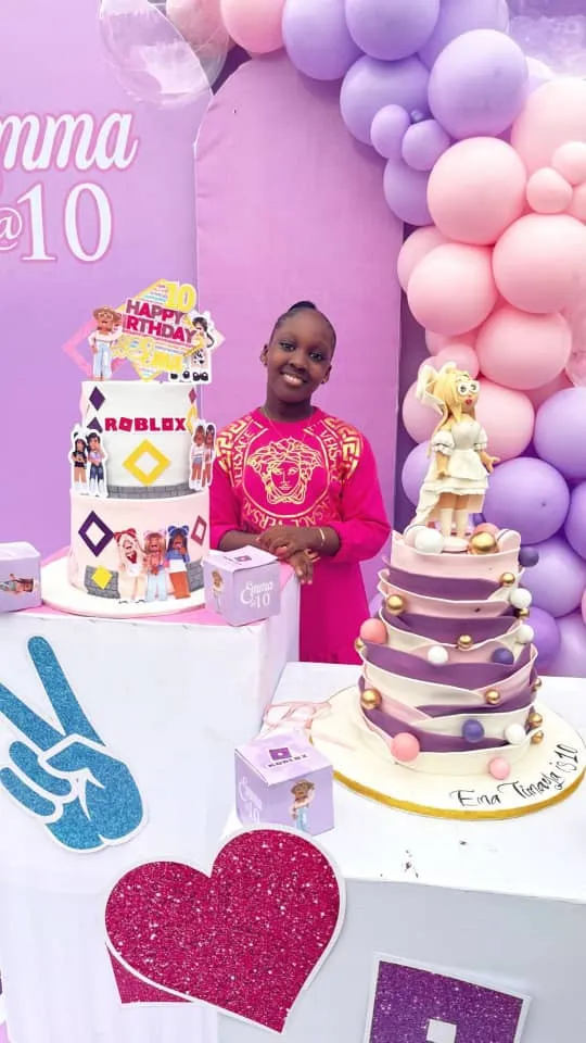 Photos From Singer Timaya’s Daughter, Emma’s 10th Birthday Party