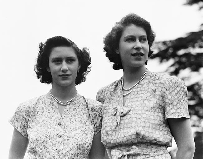 The royal siblings in 1946