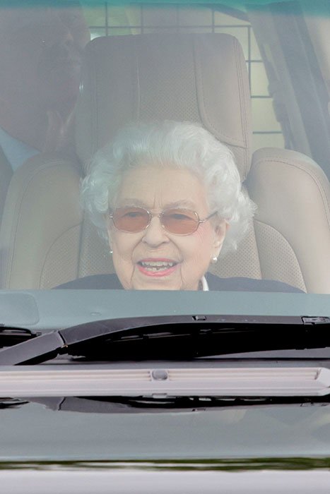 The Queen was pictured in Windsor on Friday