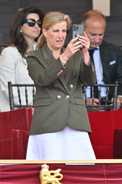 Sophie Wessex watched her daughter proudly