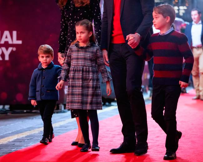 Prince Louis will be joining his older siblings Princess Charlotte and Prince George