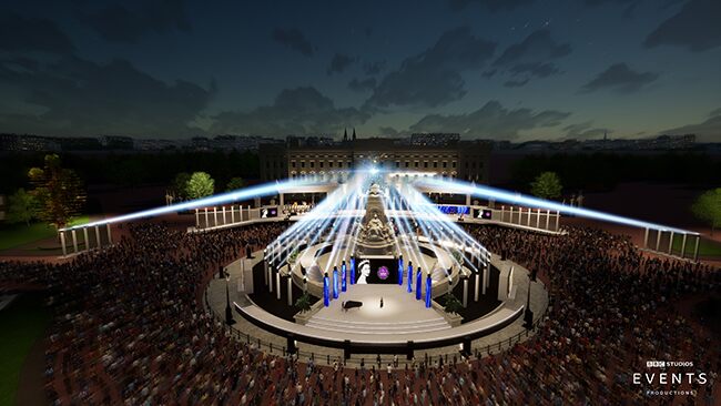 Three stages will be connected by walkways and 70 columns