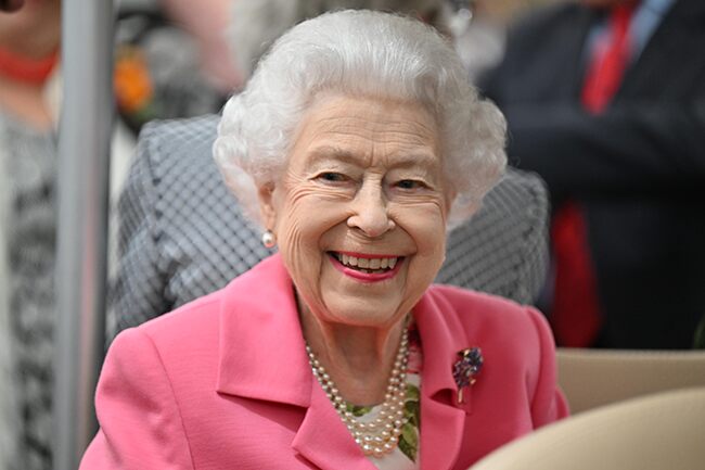 She wore a brooch gifted to her by her late parents