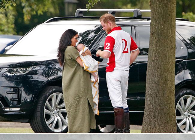 Meghan once took baby Archie to watch Harry play polo in the UK