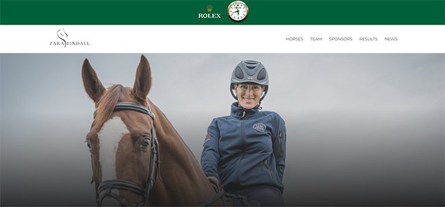 Zara now has her own website