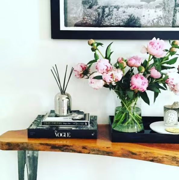 We love the beautifully styled corners of Meghan's previous house