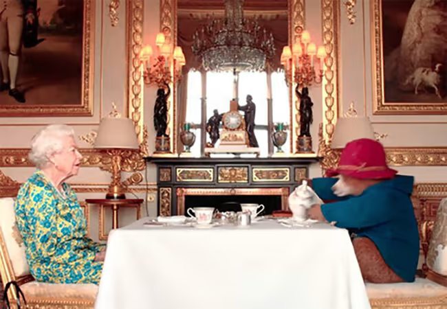 "I've always said she was funny but she nailed it," Mike said of the Queen's sketch