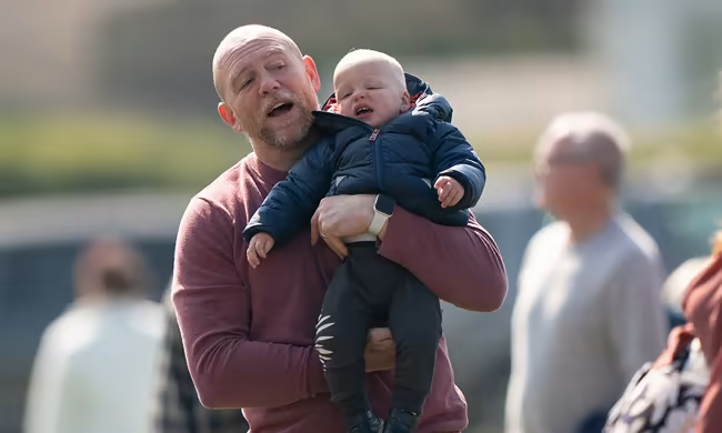The former rugby star is a doting father-of-three