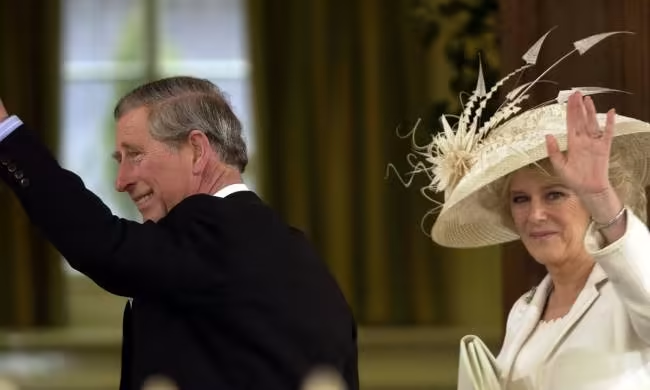 The couple on their wedding day in 2005