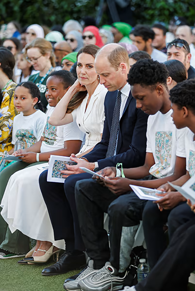 William and Kate attended the memorial at the Grenfell Tower site