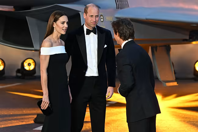 Kate and William recently attended the glitzy Top Gun: Maverick premiere