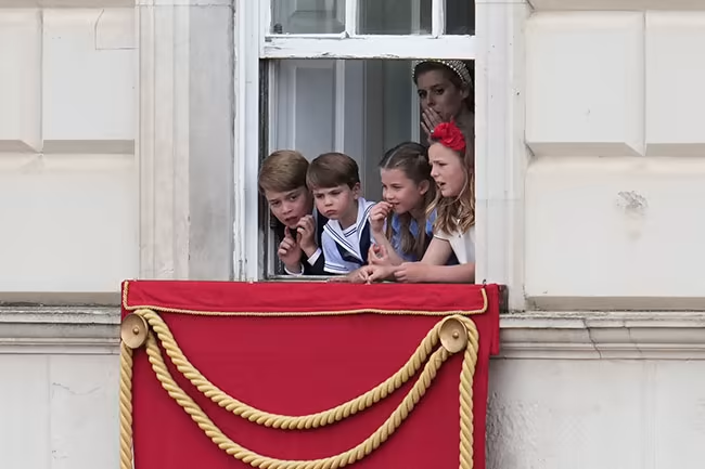 Princess Beatrice showed her maternal side