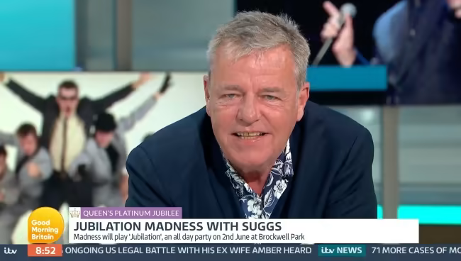 Suggs recalled the moment on Good Morning Britain