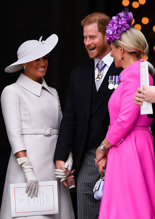 Prince Harry wore the special medal on Friday