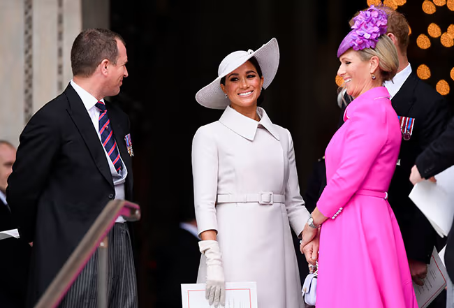 Harry and Meghan attended the service of thanksgiving for the Queen