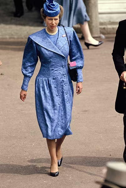Anne at Royal Ascot in 1987 just days after she was made Princess Royal