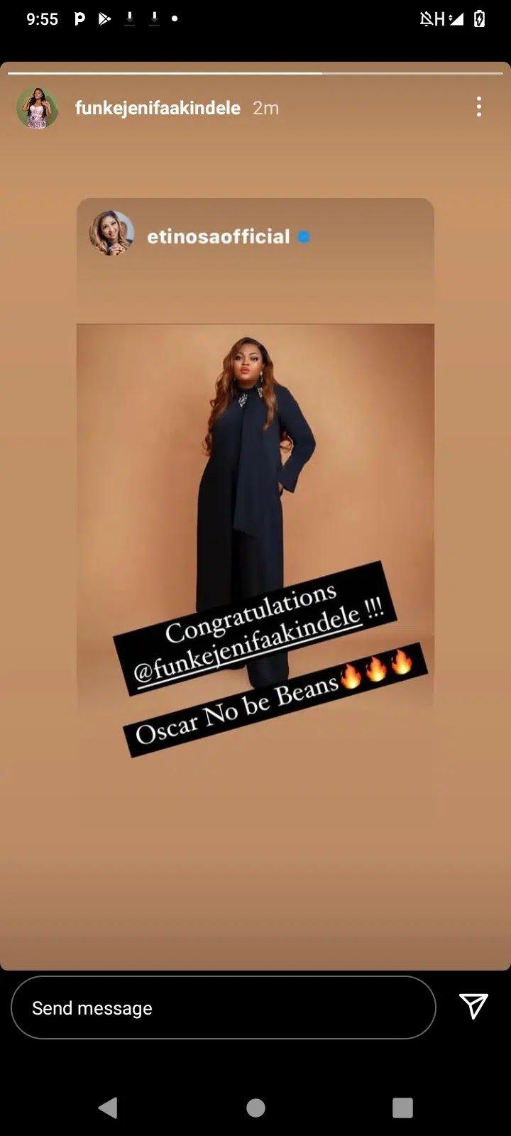 Funke Akindele in Celebratory Mood Amidst Marriage Crisis