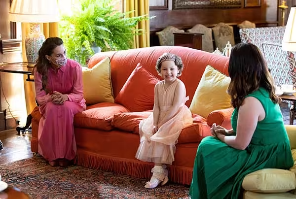 Kate met the five-year-old last year at the Palace of Holyroodhouse in Edinburgh