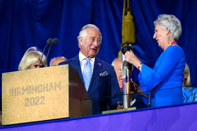 The Prince spoke on behalf of the Queen at the opening ceremony