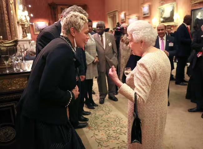 The Queen helped MasterCher star Monica Galetti feel comfortable