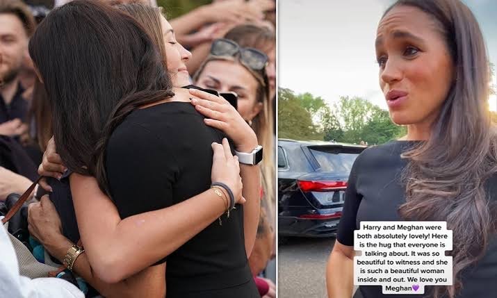 Meghan Markle’s Public Hug with a Fan Has a Much Deeper Meaning Than Anyone Expected