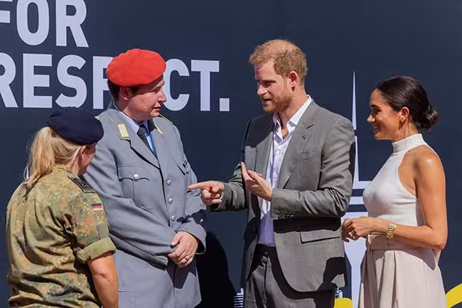 Harry and Meghan are in Germany to promote the 2023 Games