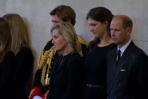 Prince Edward And Countess Sophie Attend Grandchildren Vigil For Touching Reason